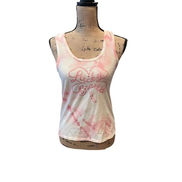 Lucky Brand Tops - Lucky Brand Women's Pink Tie-Dye Tank Top Size S Casual Summer